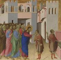 The 'Maestà' Predella Panels: The Healing of the Man Born Blind