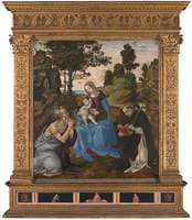 The Virgin and Child with Saints Gerome and Dominic