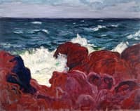 Red Rocks and Sea