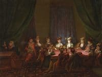 Armenian company at the card game