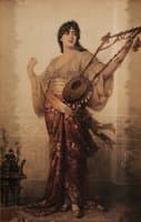 Harem Girl With Instrument