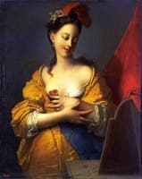 Young Woman in front of a Mirror