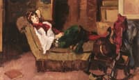 Girl on a Sofa