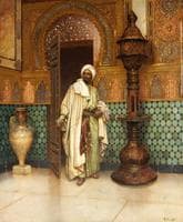Arab in His Palace