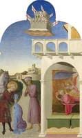 Saint Francis Meets a Poor Knight  and Saint Francis's Vision