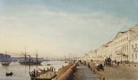 English Embankment in Saint Petersburg