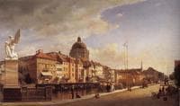 Rear View of the Houses on the Schlossfreiheit, Berlin