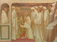 St Benedict Admitting Sts Maurus and Placidus into the Benedictine Order