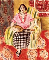 Woman in a Plaid Skirt
