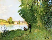 Two Fishermen in a Landscape