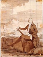 Portrait of the poet Thomas Penrose