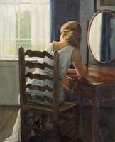 Girl at a Dressing Table