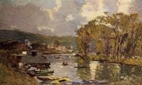 The Small Art of the Saine at Bas-Meudon in Autumn, Evening