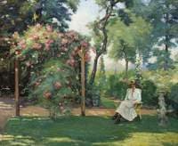Sitting by the Rose Frame