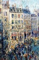 Busy Paris Street