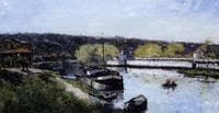 Barge on the Seine at Bas-Meudon