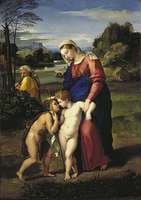 The Holy Father Meeting the Infant Saint John the Baptist