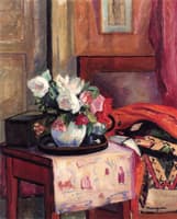 White Roses on a Table
