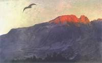 Giewont at sunset
