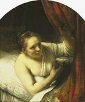 Woman in Bed
