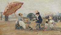 The Beach at Trouville