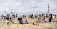 Trouville, Beach Scene