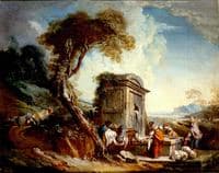 Washerwomen at the Fountain