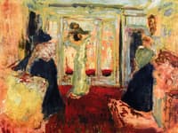 Madame Hessel at the Milliner