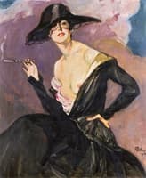 Elegant Venetian Lady with a Cigarette (Princess Ruspoli)