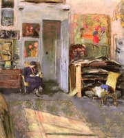 Lucie Belin in the Studio
