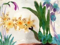 Flower Still LIfe with Orchids