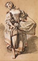 Young Country Girl Dancing