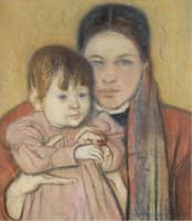 The Artist's Wife and Daughter