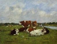 Pasturage on the Banks of the Touques