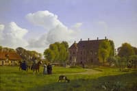 Nysø Estate on a Clear Autumn Day