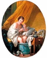 Randon de Boisset's Cabinet - A Young Woman Taking a Footbath