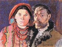 Self-Portrait with Wife