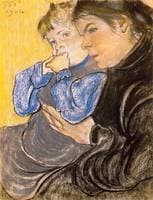 The Artist's Wife and Son Stas