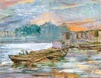 Barges on the Seine