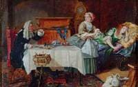 Scene from Molière's 'Le Tartuffe'