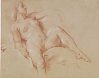 Female Nude on a Dolphin