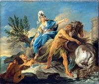 Study for Dispute of Minerva and Neptune over Choosing a Name for the City of Athens