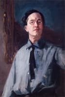 Self-Portrait in Gray Shirt