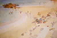 On the beach