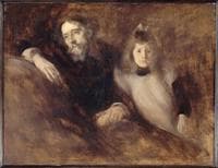 Alphonse Daudet and his Daughter Esmée