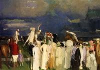 Crowd at the Polo Game