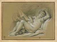 Reclining Nude on a Bed