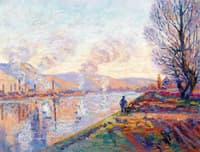 The Seine upstream of Rouen