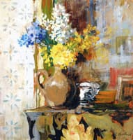 Vase of Spring Flowers