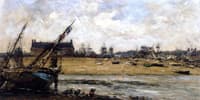 Trouville, View of the Port from the Pier
